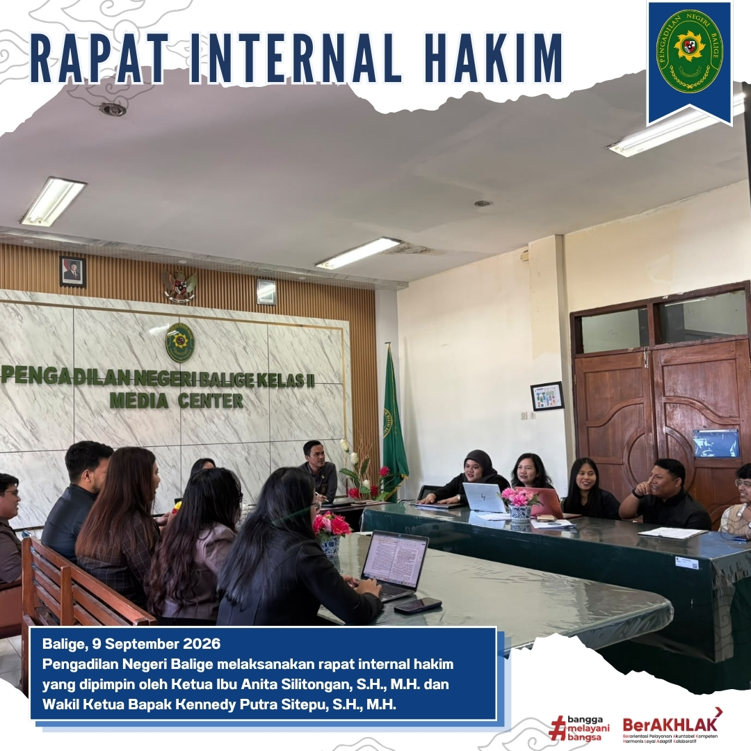 Rapat Internal Hakim